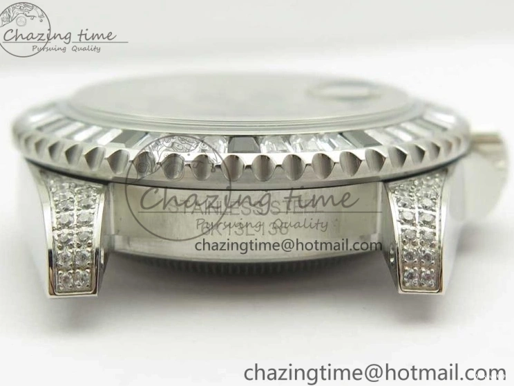 Edition Bezel On GSF SS Diamond SS Black Best Bracelet A2824 Black Dial Submariner 0116